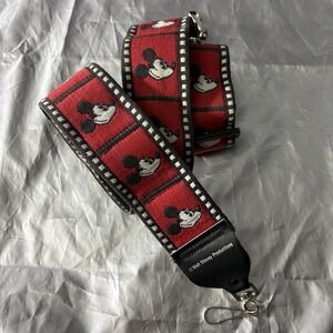 Bobby Lee Red Disney Mickey Mouse Bag Camera Purse Neck Strap 80s Polaroid Vtg